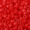NITOPUPU 1200pcs 6x9mm Pony Beads for Jewelry Making, Red Kandi Hair Beads for Bracelets Making Kit, Braids, DIY Crafts