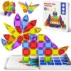Niukdier Mini Magnetic Tiles for Travel: Hours of Entertainment for Kid 3-5