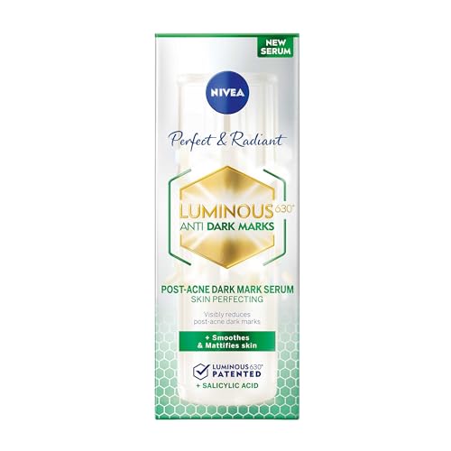 NIVEA Cellular Luminous630 Anti-Pigment Serum for Face, Dark Spot Care Serum with Hyaluronic Acid, Lightweight Daily Facial Treatment for More Even Looking Skin Tone, 30 ml (1.01 fl oz)