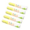 NIYANGLE 5 Rolls Foodservice Plastic Wrap Film Pe Disposable Cling Wrap Roll for Fruit and Food Storage, Keeps Food Fresher and Easy Storage, for Commercial Facilities and Cafeterias