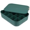 NIYANGLE Green Underwear Organizer Box with 15 Compartments, Firm and Sturdy Pp Drawer Storage for Socks and Underwear, Practical Home Bedroom Storage Solution