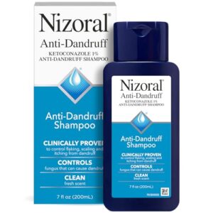 Nizoral Anti-Dandruff Shampoo with 1% Ketoconazole, Fresh Scent, 7 Fl Oz (Pack of 12)