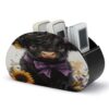 NLLZZ Cow PU Leather Remote Control Holder with 5 Compartments