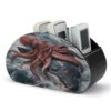 NLLZZ Squid Vs Whale PU Leather Remote Control Holder with 5 Compartments