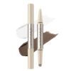 Noerrors 2in1 Contour and Highlighter Cool Toned Stick, Dual-Sided Grey Brown Creamy Contour & Matte White Highlighter, Blendable Long-Lasting, Smooth nose Contouring for Pale Fair Skin Facial Makeup