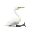 Nohito 11.8'' Lifelike Egret Stuffed Animal White Bird Plush Toy