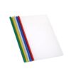 NOLITOY 20pcs Plastic File Folders with Non-Slip Locking Sliding Bar, High Capacity A4 Paper Organizer and Report Binder for School and Office Use Random Color
