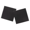 NOLITOY 2pcs Pond Liner Repair Patch with Self Adhesive Butyl Rubber Material, Reliable Sealing and Leak Prevention for Outdoor and Garden Pond Liner Hole Fixing, Square Black Patch