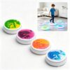 Non-Slip Sensory Balance Stepping Stones, Rainbow Light-Up River Stones with Piano Music, Indoor & Outdoor Balance Sensory Beam Obstacle Course Toy for Toddlers, Develop Coordination (4 pcs)