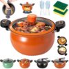 Non-Stick Enamel Micro-Pressure Pot, 8L Micro Pressure Cooker Pot (A1)