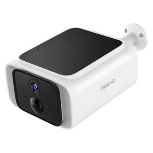 Noorio 2K Solar Security Camera, Wireless Security Camera Outdoor, Continuous Power, 2.4/5G WiFi Camera, Alexa, Support SD Card/Cloud Storage for Outdoor Surveillance