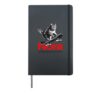 NORA - Adorable girl name with cute Cat Hardcover Journal, Black