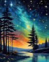 Northern Lights Puzzles for Adults 1000 Pieces, Aurora Borealis Nature Landscape 1000 Piece Puzzle for Adults, Impossible Difficult Hard Fun Jigsaw Puzzles 1000 Pieces