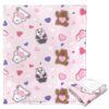 Northwest Cartoon Network - We Bare Bears Silk Touch Throw Blanket, 50" x 60", Sweet Bears
