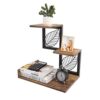 NOTASA Desk Shelf Organizer, 3 Tier Desktop Leaf Small Bookshelf