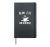 No Time Bin Pensioner Retirement Pensioner Humour Hardcover Journal, Black