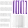 Novabright 24 Pcs Mandala Dotting Tools Set with 15 Mandala Stencils Dot Art Painting Kit with 16 Double-Ended Dotting Tool 8 Ellipse & Teardrop Tools for Nail, Rock Painting, Canvas, Acrylic Art