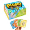Nova Vault Flush! Funny Family Card Game for Teens & Adults – Fast-Paced Matching Party Game with Hilarious Toilet Humor Action Cards | 2-6 Players | Game Night Gift