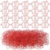 Noveread 100 Pcs House Shaped Paper Clips Real Estate Agent Gifts Paper Clips Bulk Cartoon Creative Office Supplies for Christmas Home Desk Accessories Supply(Red)