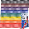 Noveread 24 Sets Tempera Paint Sticks 192 Pcs 8 Colors Washable Quick Drying Art Solid Tempera Paint Stick Bulk Crafts Supplies