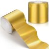Noveread 69 ft Gold Scalloped Bulletin Board Borders, Shiny Trim Roll for Classroom School Office Party Decor, Back to School Bulletin Board Supplies