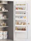 NQW 6-Tier Hanging Pantry Organizer, Metal Spice Rack Storage for Kitchen Laundry Bathroom Cabinet, White