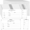 Nuanchu 100 Sets Gift Certificates for Business Christmas Blank Gift Certificate Cards Vouchers Coupon Card with 100 Envelopes for Salon Spa Restaurants Birthday, 4.7 x 2.4 in(White,Classic)