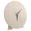 NULYLU DIY Wooden Clock Dial for Beginners, Round Blank Painting Wall Clock Easy Assembly, Natural Beige Wood Material, Unique Design for Nursery and Home Decor