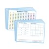 Number Bond Whiteboard 10-Pack, Double-Sided Addition & Subtraction Game Board Cards with 120 Number Chart for Preschool Classroom