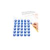 Numbered Pencil Toppers, Numbered 1-30, Reusable Classroom Pencil Labels, Number Pencil Toppers for Classroom Organization and Supply Tracking Station (Blue, Numbers 1-30)