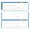 Number Line Dry Erase Boards, 13.7 x 4 Inch Double Sided Cute Cartoon Math Manipulative Whiteboards for Kids Addition Subtraction Practice, Kindergarten Classroom Homeschool Learning Teacher Supplies