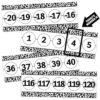 Number Line for Classroom Wall (-20 to +120) Composition Black and White Number line Bulletin Board for Students Math Learning Posters Decor Numbers Boarder Strips for Back to School Home Classroom