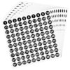 Number Stickers, 10 Sheets, 1-100, 10 mm Adhesive Numbers,Self-Adhesive Number Stickers for Offices, Lockers Home Classification(Black)