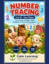 Number Tracing 0 to 10: Farm Theme Math Workbook for PreK and Kindergarten, Trace Count and Write Numbers 0 to 10 with Ten Frames, Ages 3 to 5 (Calm Learning Farm Math)