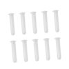 NUOBESTY Needle Holder Tube Storage Bottle 10pcs Pp Material Needle Storage Tube for Sewing Crafts Jewelry