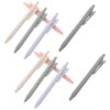 NUOBESTY Retractable Ballpoint Pens Smooth Writing Neutral Pens 10pcs with 0.5mm Black Ink Comfortable to Hold Design with Clip for Everyday Use for School and Office