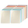 NUOBESTY Self-Adhesive Colored Dot Stickers for Color Coding and Organization 32 Sheets Round Waterproof Circle Labels 3/8 Inch Size, for Files and Classroom Groups