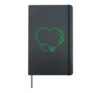 Nursing St Patrick Day Lucky Stethoscope Irish Nurse Student Hardcover Journal, Black