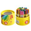 NUSITOU Hexagonal Oil Painting Crayon Pen, Safe and Creative Cartoon Style Crayons Made with Mixed Oil and Particulate Wax, for Birthday Favors and Art Class Activities