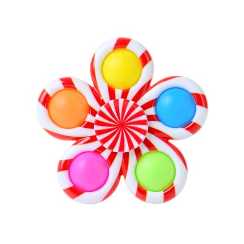 Nutty Toys Fidget Spinner - Sensory Toy for Kids & Adults - Top Stress & Anxiety Relief Gifts 2026 Unique Christmas Stocking Stuffers Idea Best Toddler Teen Girl Teenage Boys Tween Present