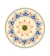 nuveti Large Meditation Mat Non Slip Round Yoga Mat Natural Rubber with Sueded Surface Exercise Mat Perfect for Meditating, Stretching, Yoga（140CM X 3.5MM Thick)