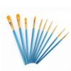 Nylon Bristle Oil Painting Brushes Gouache Watercolour Set