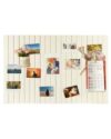 Nysunten 20x28 inches Large Felt Bulletin Board 0.35in Thicker, Cork Board with Safe Removable Nano Self-Adhesive Tabs, Wall Felt Board for Bedrooms, Living Rooms, Offices, Flower Shops - Beige