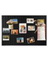 Nysunten 20x28 inches Large Felt Bulletin Board 0.35in Thicker, Cork Board with Safe Removable Nano Self-Adhesive Tabs, Wall Felt Board for Bedrooms, Living Rooms, Offices, Flower Shops - Black