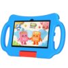 Nyxolaria Kids Tablet 7 inch Android 12.0 for Toddler, 4GB RAM 32GB ROM Bluetooth IPS Screen Parental Control Dual Camera Shockproof Case for Educational Games (Blue)