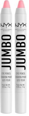 NYX PROFESSIONAL MAKEUP Jumbo Eye Pencil, Blendable Eyeshadow Stick & Eyeliner Pencil - Sherbet (Coral) (Pack of 2)