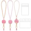 OAEUQ personalized teacher lanyard custom name beaded badge holder