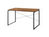 Oak & Black Finish Writing Desk，Workspace for Work Study ，Compact Writing Study Desk