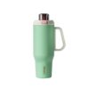 OBALL 42 oz Tumbler,Leak proof Insulated Large Water Bottle, Womens Water Bottle with Straw & Lid, Coldest Tumbler with Handle(Green)
