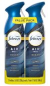 Ocean Air Freshener Spray, Odor Eliminating Room Spray, Long Lasting Fresh Ocean Scent, 2 Pack